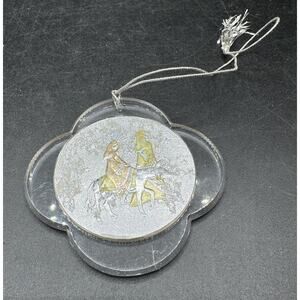 1985 Hallmark Owner Don and Adele Hall “Family Employee” Christmas Ornament -6D